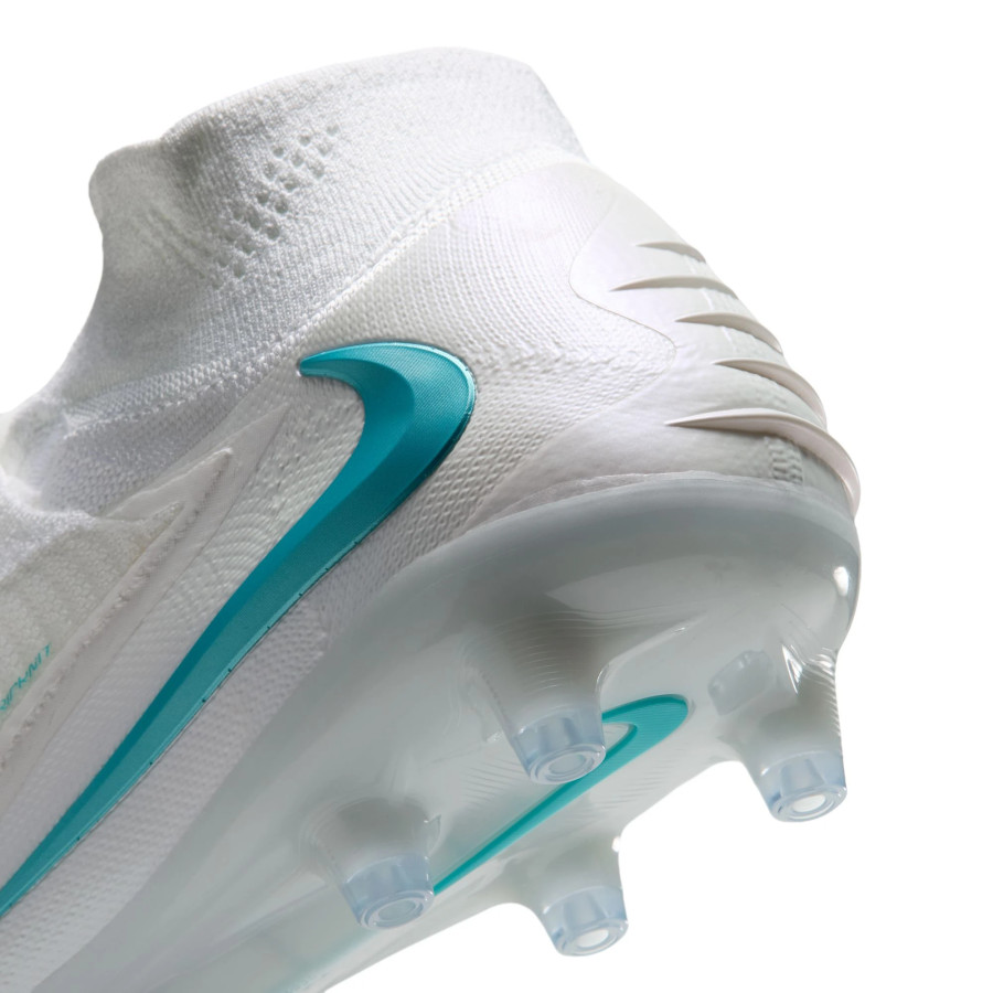 Nike Phantom 6 montante Elite AG-Pro blanc bleu