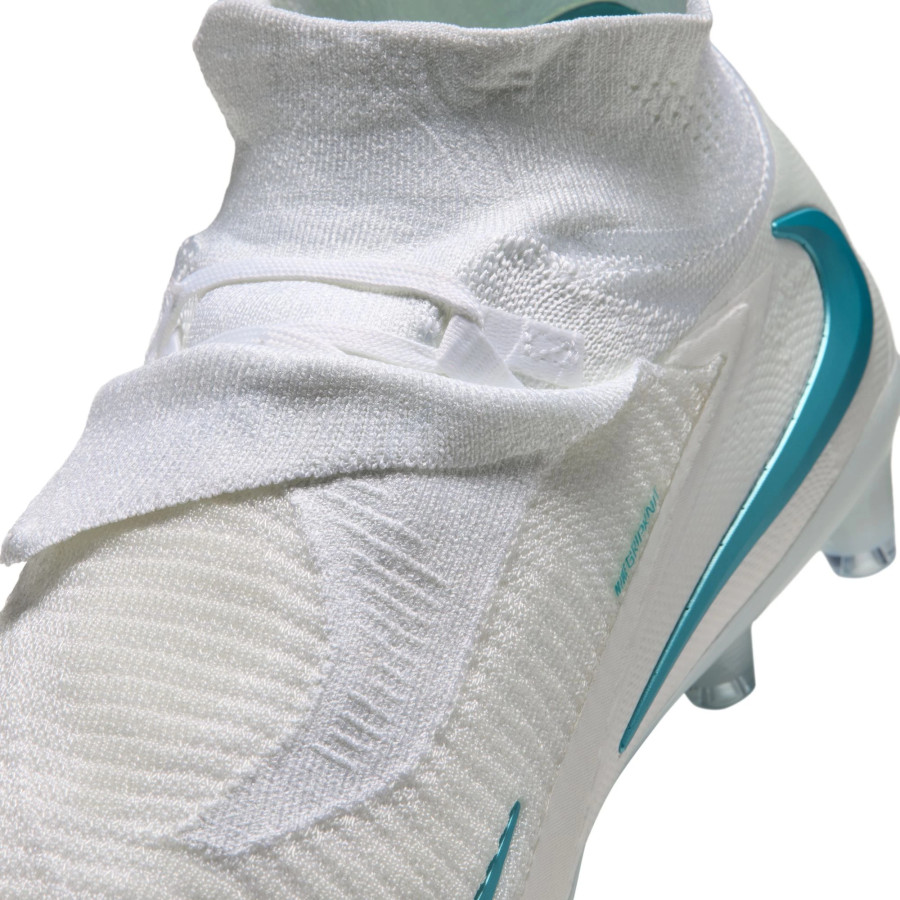 Nike Phantom 6 montante Elite AG-Pro blanc bleu