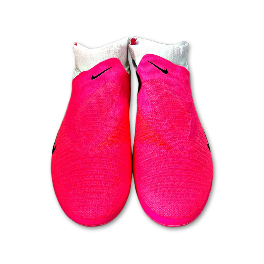 Nike Phantom 6 montante Elite SG-Pro rose blanc
