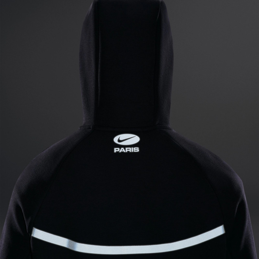 Veste survêtement PSG TechFleece gris