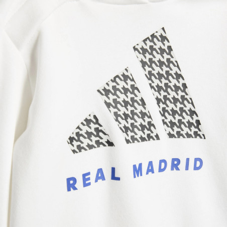 Ensemble survêtement bébé Real Madrid blanc