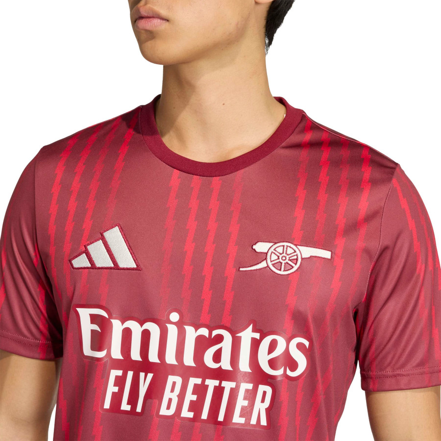 Maillot avant match Arsenal rouge