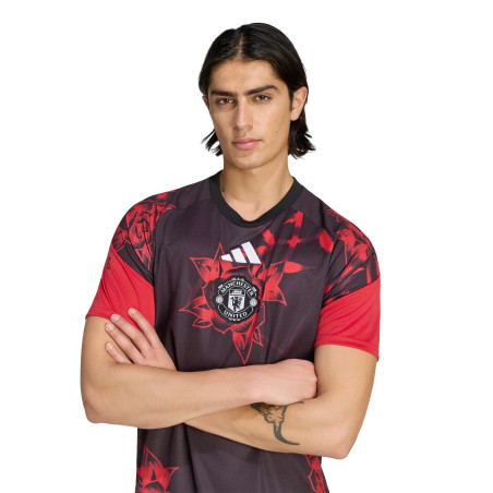 Maillot avant match Manchester United noir