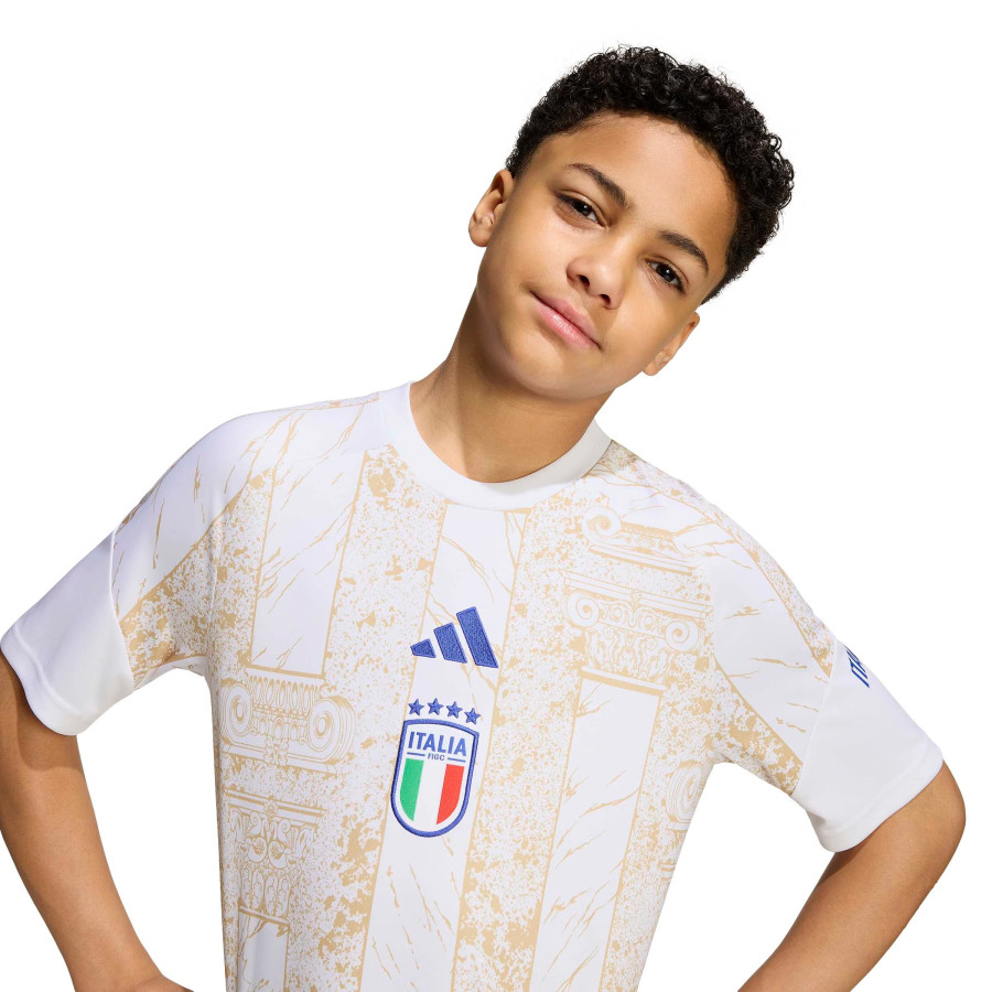 Maillot avant match junior Italie blanc