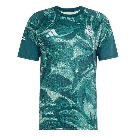 Maillot avant match Real Madrid vert