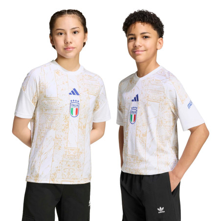 Maillot avant match junior Italie blanc