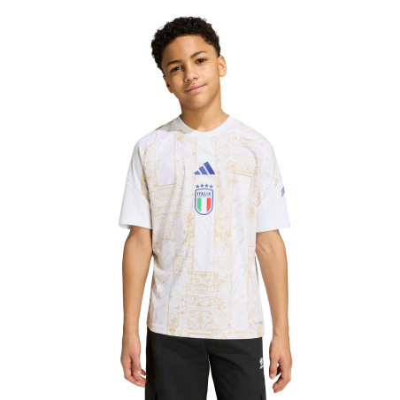 Maillot avant match junior Italie blanc