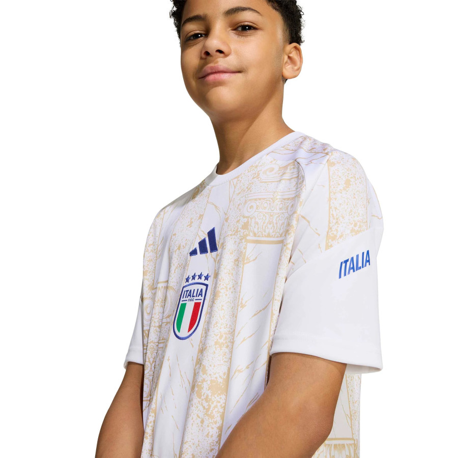 Maillot avant match junior Italie blanc