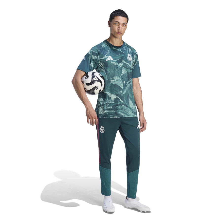Maillot avant match Real Madrid vert