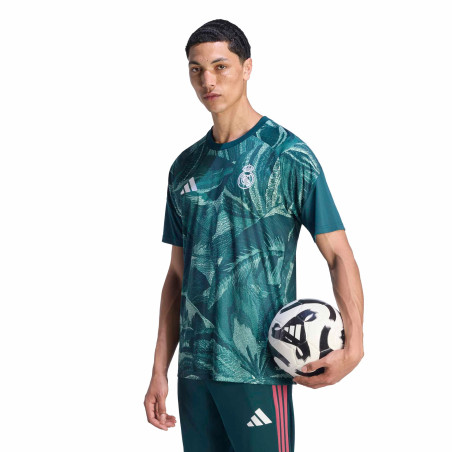 Maillot avant match Real Madrid vert