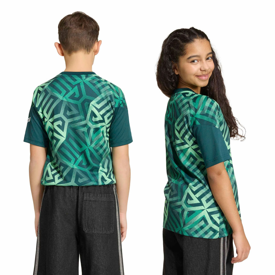 Maillot avant match junior Mexique vert