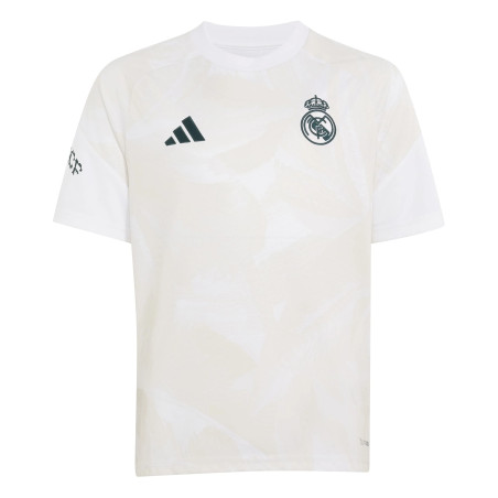 Maillot avant match junior Real Madrid blanc
