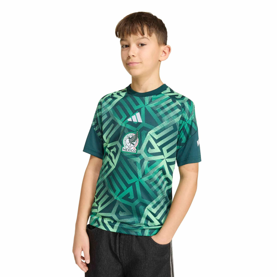Maillot avant match junior Mexique vert