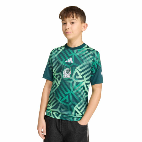 Maillot avant match junior Mexique vert
