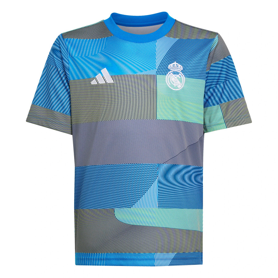 Maillot avant match junior Real Madrid bleu