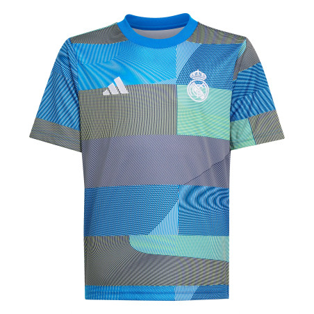 Maillot avant match junior Real Madrid bleu