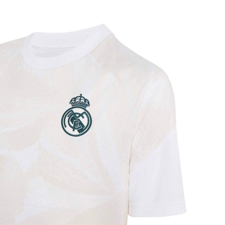 Maillot avant match junior Real Madrid blanc