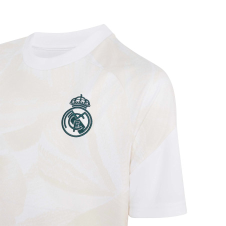 Maillot avant match junior Real Madrid blanc