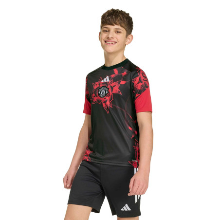 Maillot avant match junior Manchester United noir