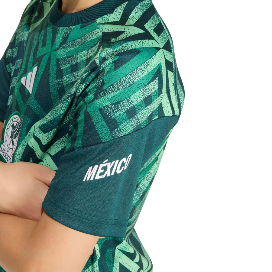Maillot avant match junior Mexique vert