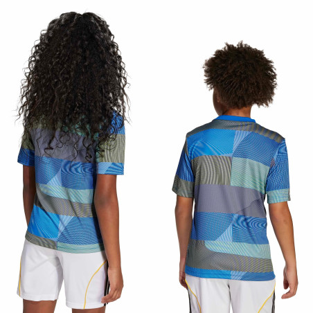 Maillot avant match junior Real Madrid bleu