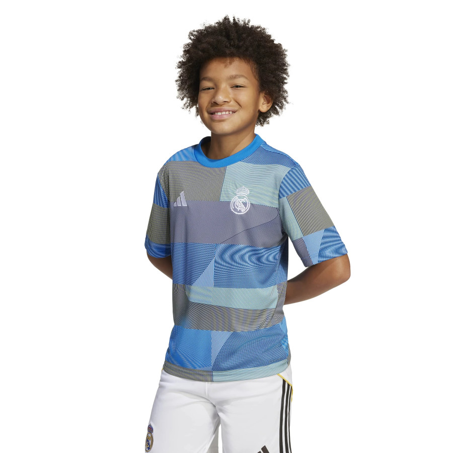 Maillot avant match junior Real Madrid bleu