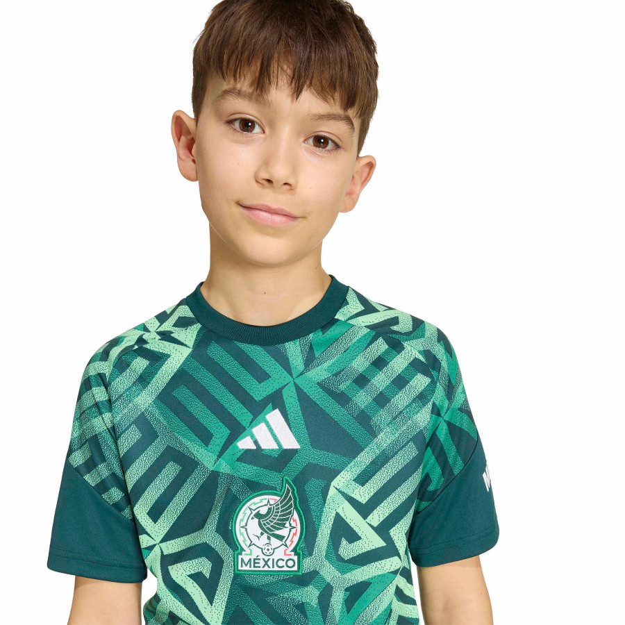 Maillot avant match junior Mexique vert