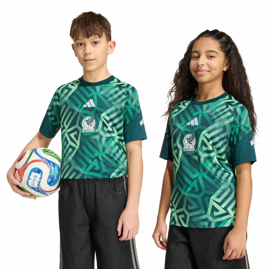 Maillot avant match junior Mexique vert