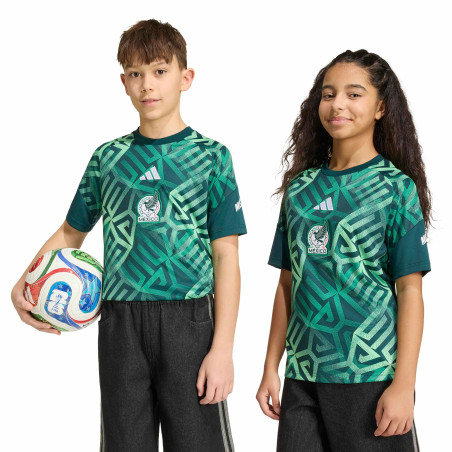 Maillot avant match junior Mexique vert