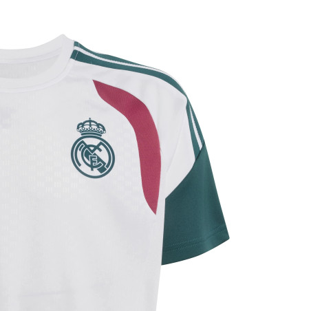 Maillot entraînement junior Real Madrid blanc