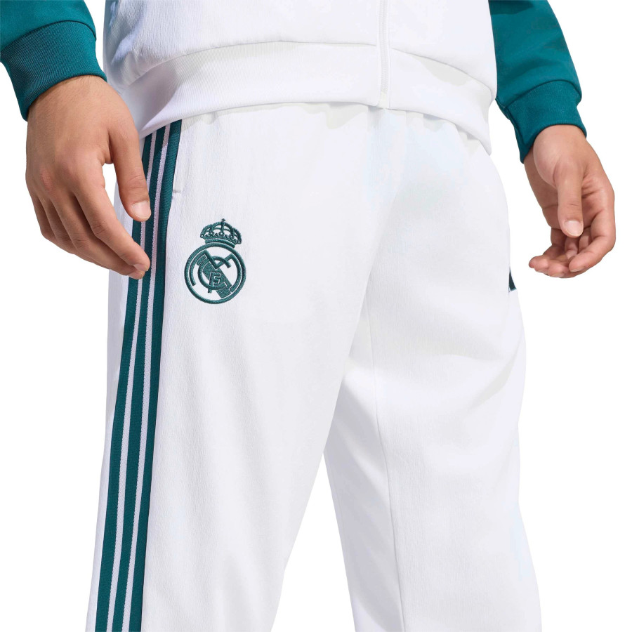 Pantalon survêtement Real Madrid blanc