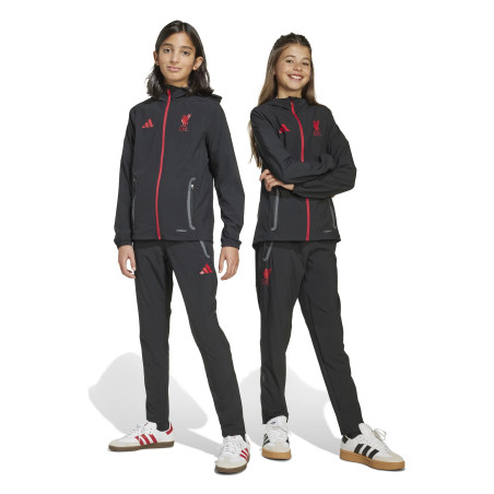 Pantalon survêtement junior Liverpool Vis Tech noir rouge