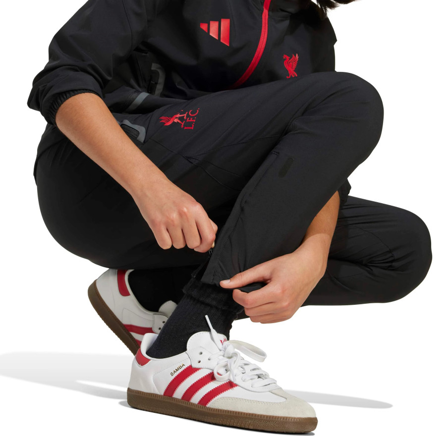 Pantalon survêtement junior Liverpool Vis Tech noir rouge