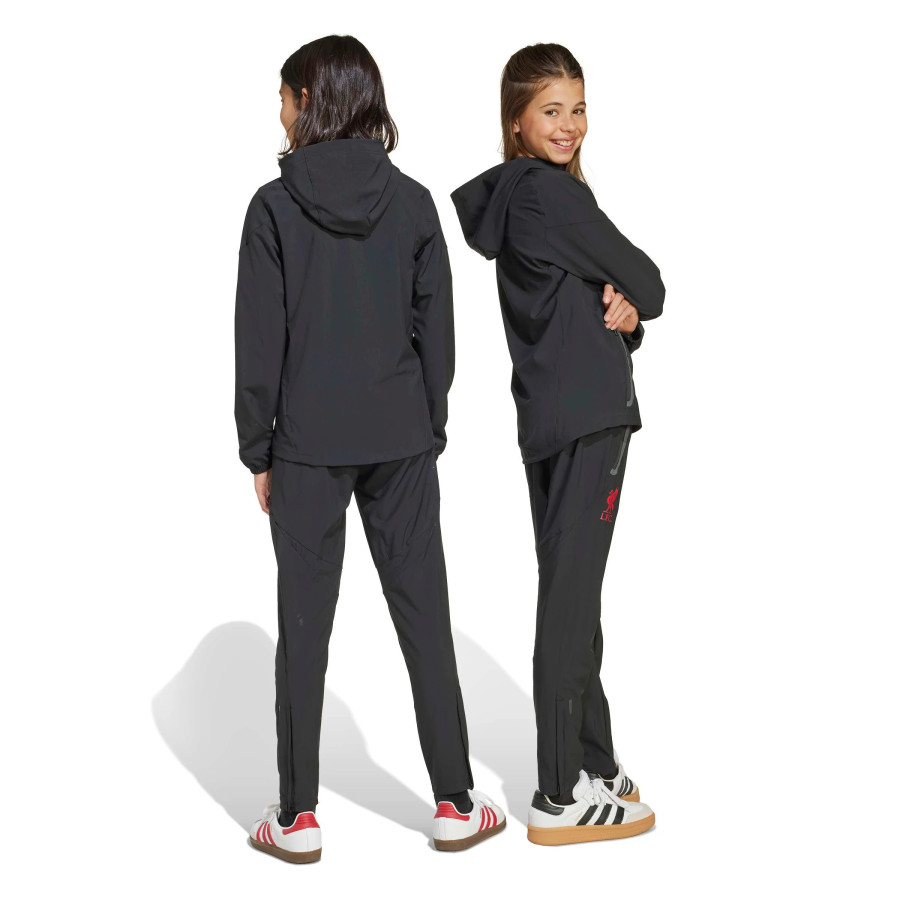 Pantalon survêtement junior Liverpool Vis Tech noir rouge