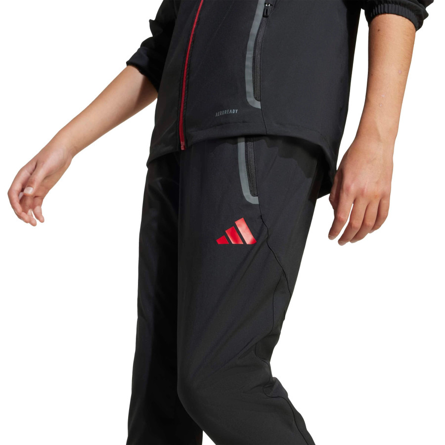 Pantalon survêtement junior Liverpool Vis Tech noir rouge