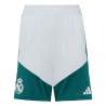 Short entraînement junior Real Madrid blanc