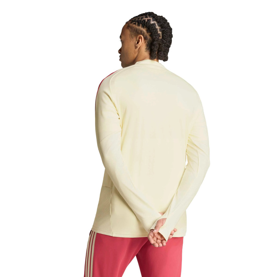 Sweat zippé Real Madrid ivoire