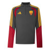 Sweat zippé junior AS Roma gris