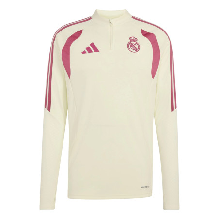 Sweat zippé Real Madrid ivoire