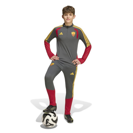 Sweat zippé junior AS Roma gris