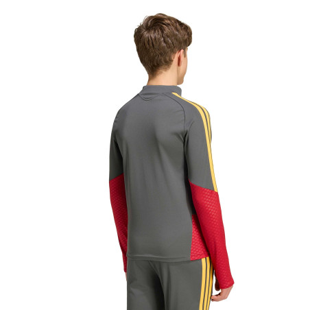 Sweat zippé junior AS Roma gris