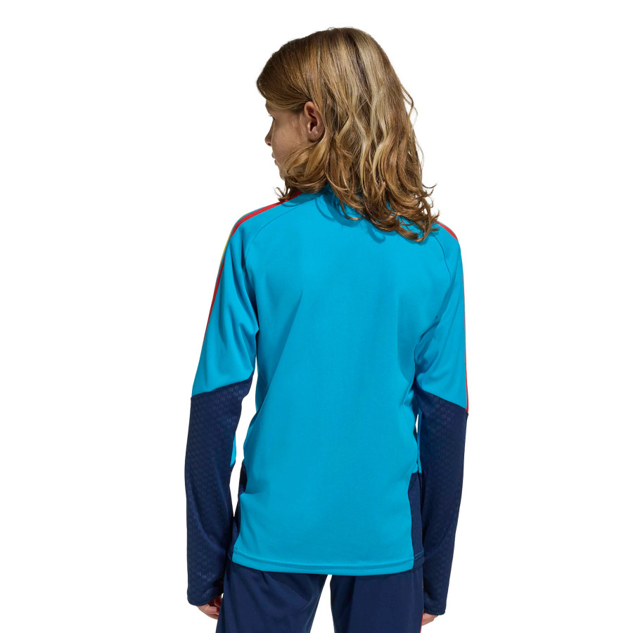 Sweat zippé junior Espagne ciel