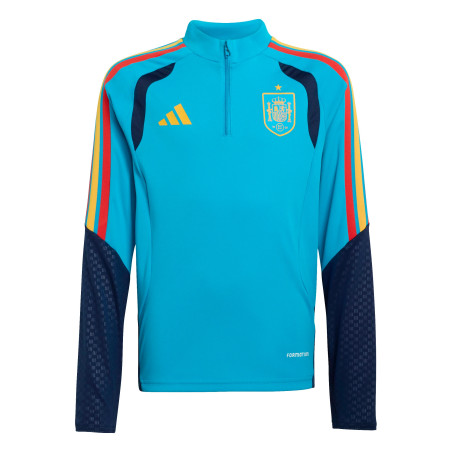 Sweat zippé junior Espagne ciel