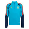Sweat zippé junior Espagne ciel
