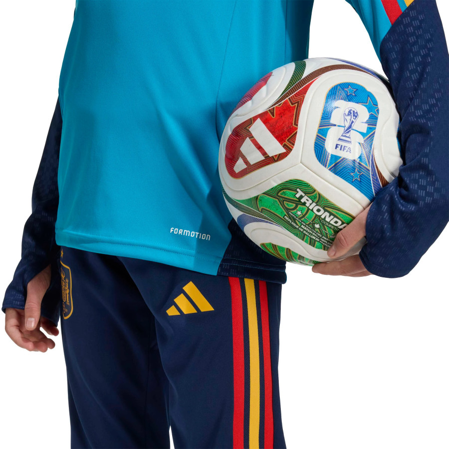 Sweat zippé junior Espagne ciel