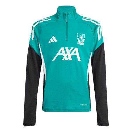 Sweat zippé junior Liverpool vert