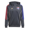Sweat à capuche OL noir