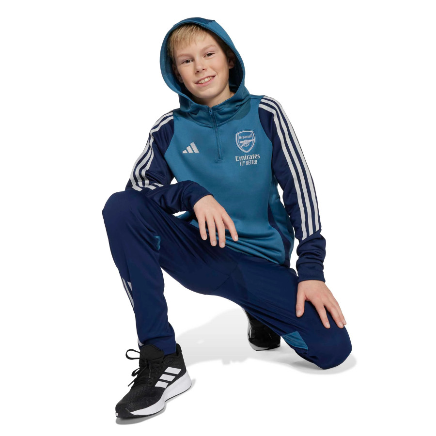 Sweat à capuche junior Arsenal bleu