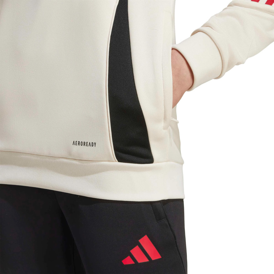Sweat à capuche junior Liverpool blanc