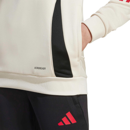 Sweat à capuche junior Liverpool blanc